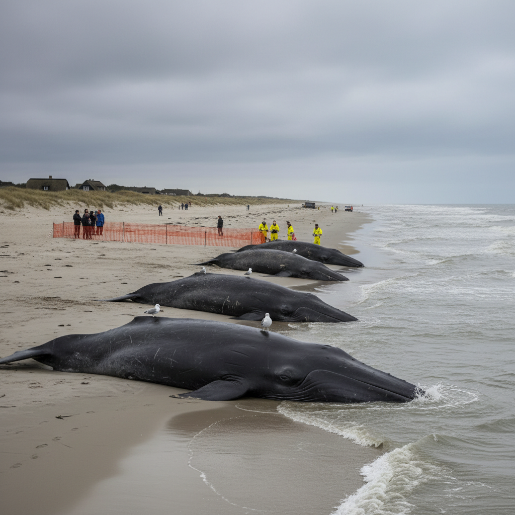 Pottwale in Dänemark gestrandet: Mehrere Tiere tot