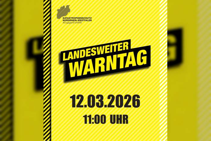 Bottrop: Landesweiter Warntag am 12.03.2026