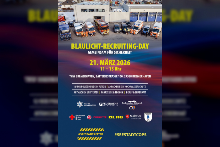 Blaulicht-Recruiting-Tag in Bremerhaven