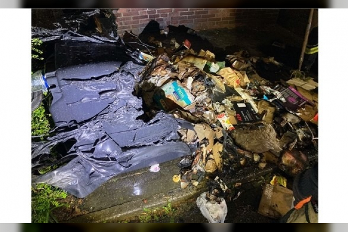 Brandserie in Hilden