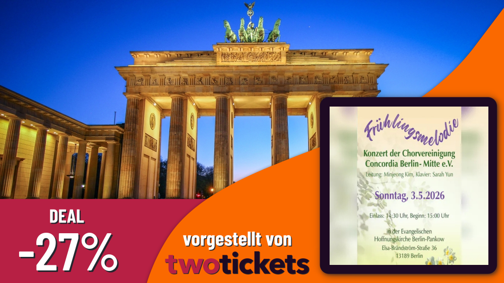 Chor & Gesang in Berlin am 03.05.26: Frühlingskonzert