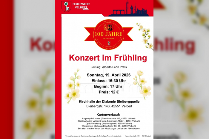 Feuerwehr Velbert eröffnet Konzertsaison