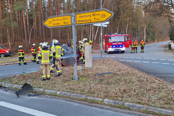 Sottrum: Verkehrsunfall auf B215