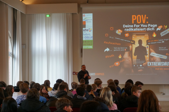 Belsen: Veranstaltung zu Extremismus auf TikTok & Co