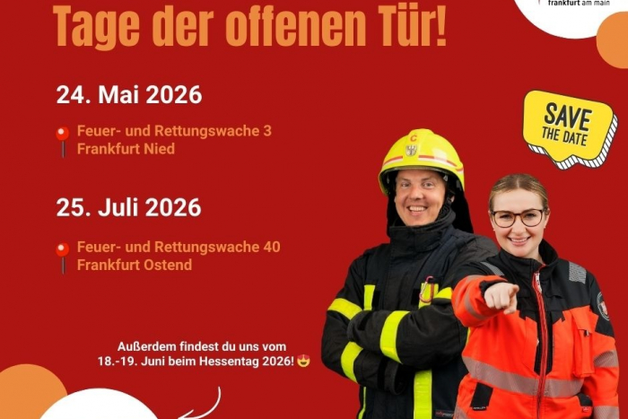 Frankfurt am Main: Tage der offenen Tür bei der Feuerwehr Frankfurt