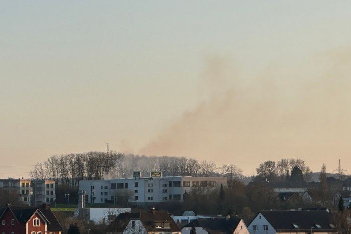 Wetter: Flächenbrand in Grundschöttel und Volmarstein am Donnerstag