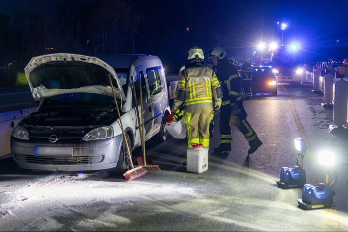 Iserlohn: Verkehrsunfall auf der BAB 46