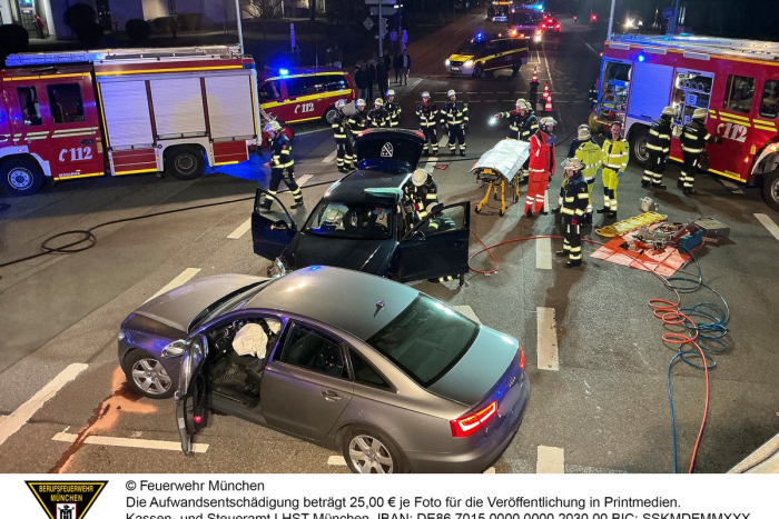 München: Verkehrsunfall in Neuperlach-Süd