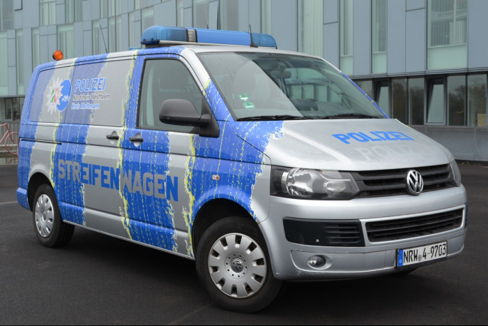 Der „STREIFENwagen“ in Monheim am Rhein