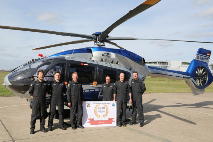 Münster: Polizeifliegerstaffel NRW feiert Jubiläum