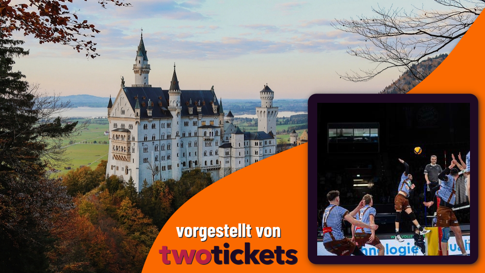 Mit dem Ball in Unterhaching am 06.04.26: Playoff Viertelfinale: WWK Volleys vs. SVG Lüneburg