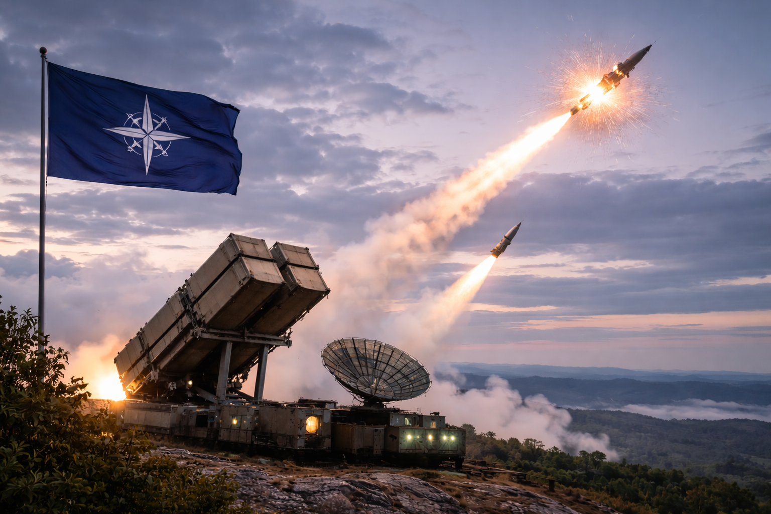 NATO-Abwehr fängt ballistische Rakete über Türkei ab