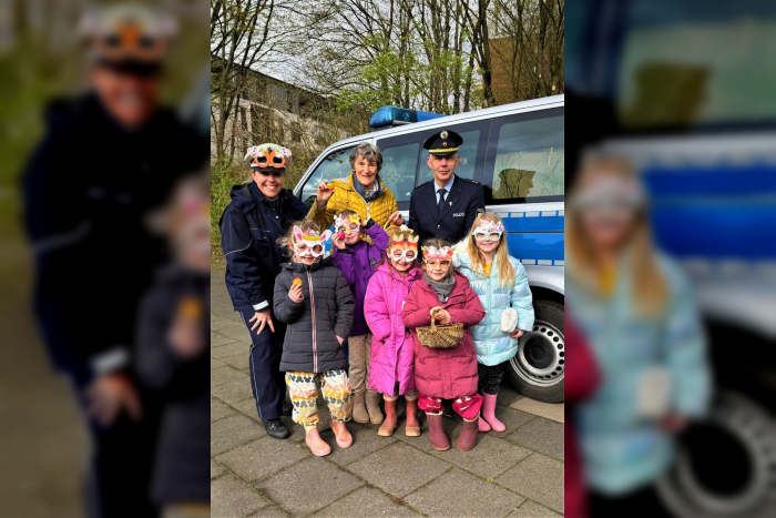 Ostereiaktion 2026: Kinder überwachen den Straßenverkehr