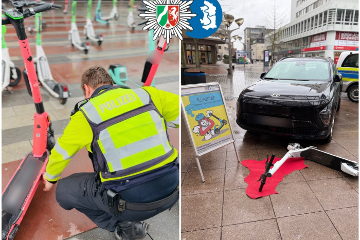 Hochfeld: Schwerpunkteinsatz auf E-Scooter in Stadtgebiet