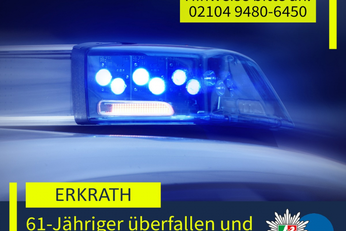 Erkrath-Hochdahl: Raubüberfall in Erkrath