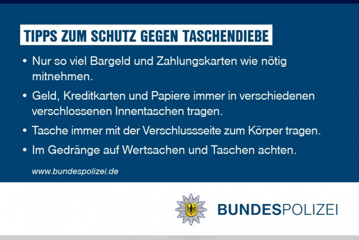 Paris: Diebstahl im internationalen Fernzug