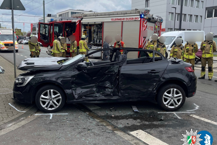 Verkehrsunfall in Wanheimerort