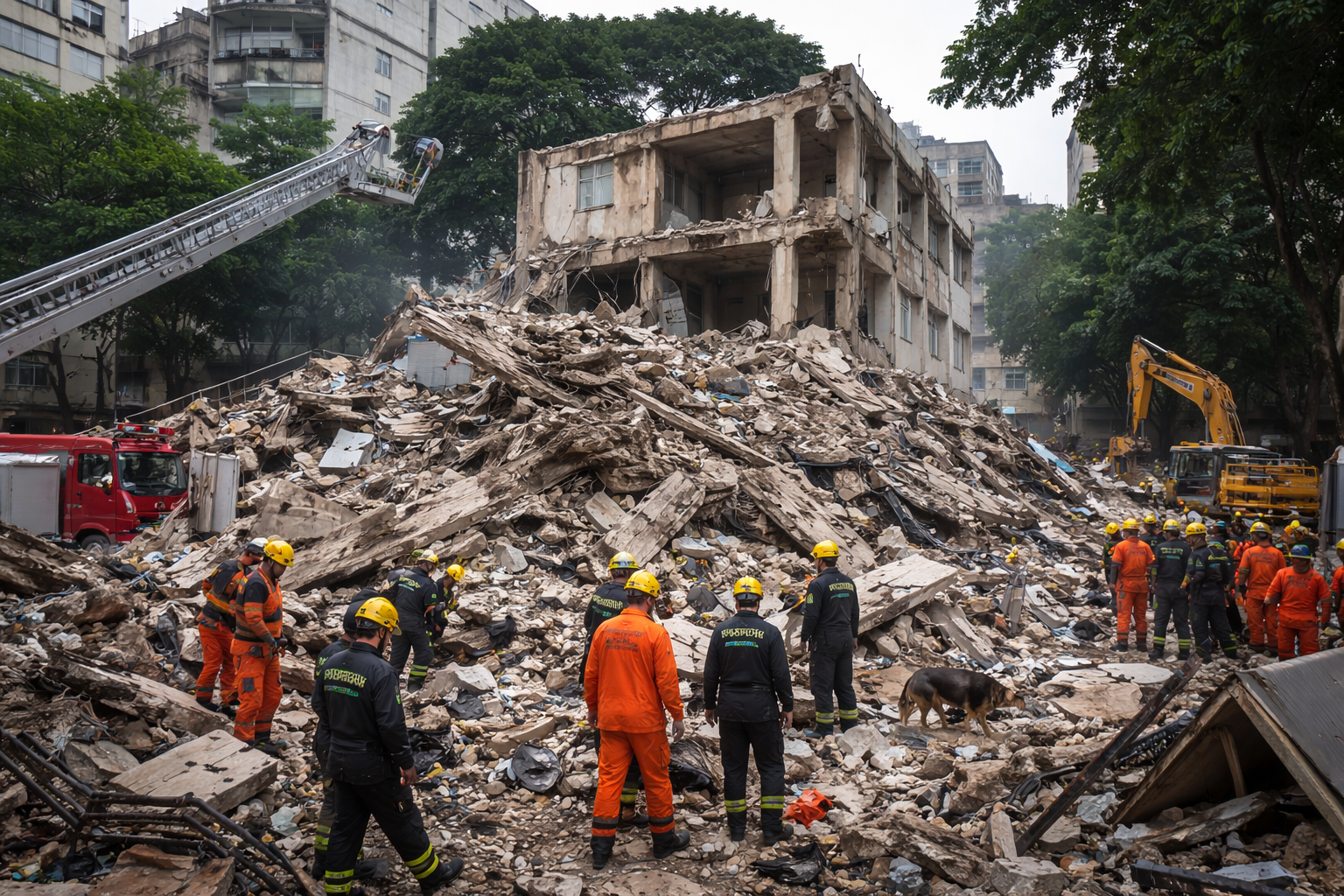 Mehrere Tote nach Einsturz eines Seniorenheims in Brasilien