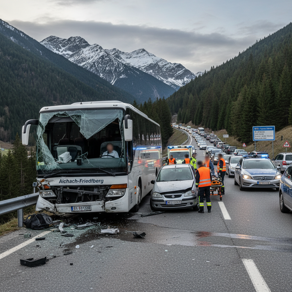 Unfall in Tirol: 24 Verletzte bei Crash mit deutschem Reisebus | News