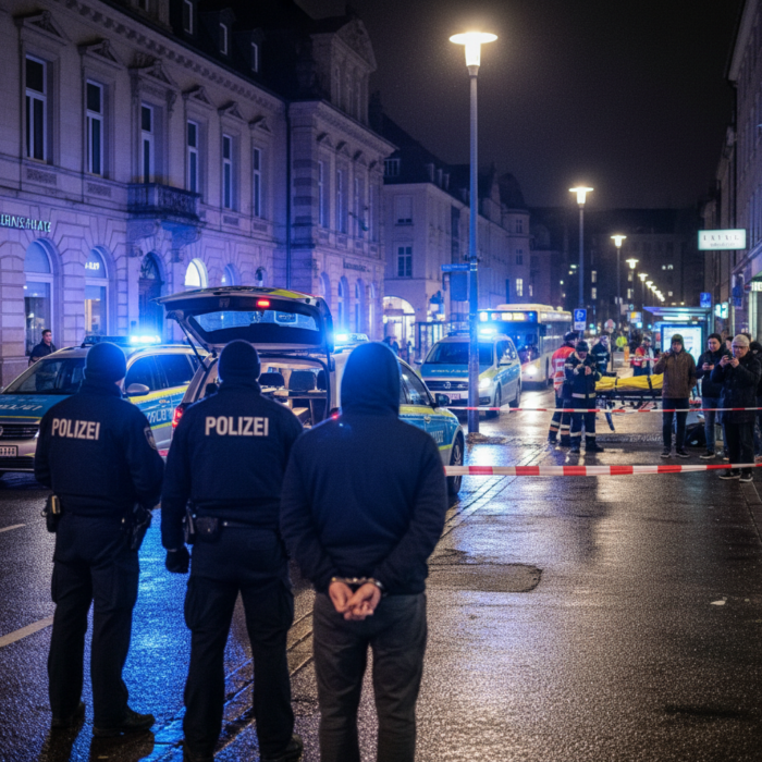 Streit in der Innenstadt endet tödlich: Mann festgenommen
