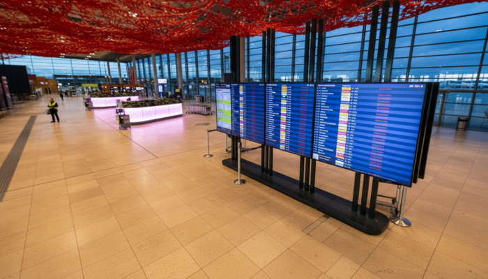 Fast 500 Flugbewegungen betroffen: Flugbetrieb am BER steht still