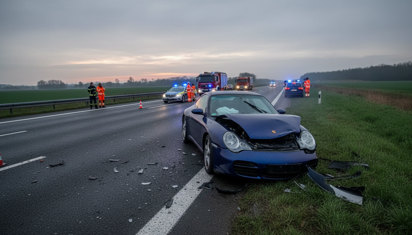 A8-München: 19-Jähriger verursacht Unfall mit Porsche und hohen Sachschäden
