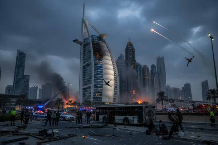 Dubai: Schäden und Verletzte bei Drohnenabwehr