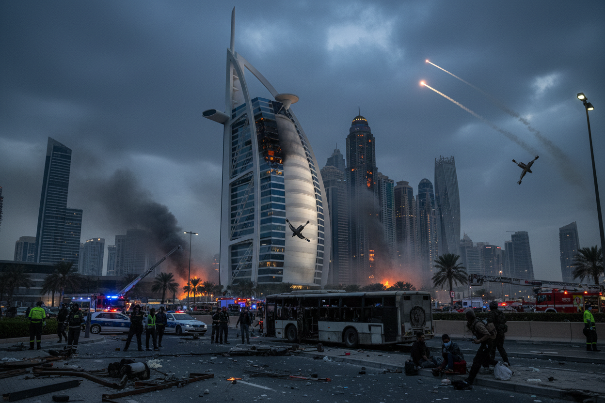 Dubai: Schäden und Verletzte bei Drohnenabwehr