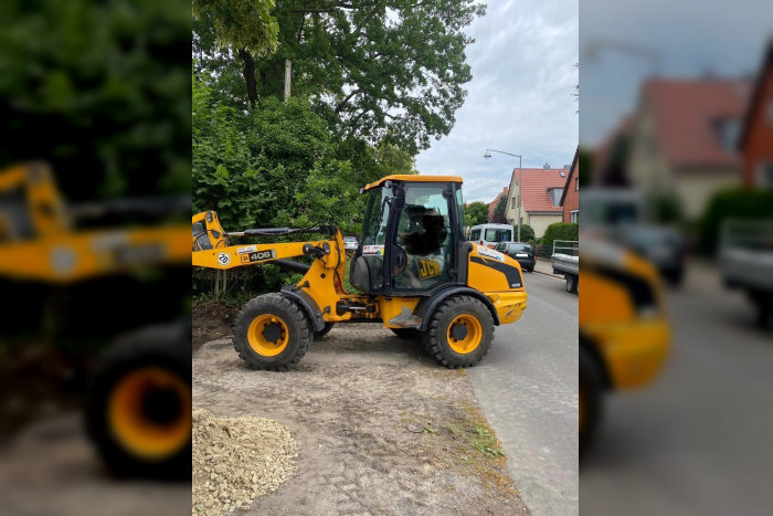 Radlader gestohlen in Lehrte-Ahlten