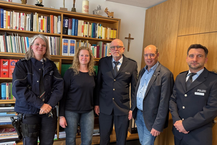 Antrittsbesuch neuer Wachleiter Warstein beim Bürgermeister