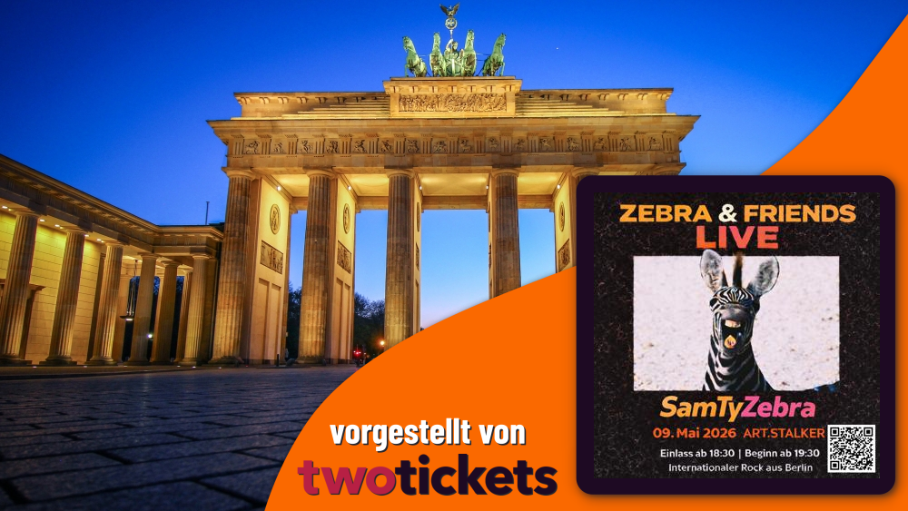 Besondere Musikevents in Berlin am 09.05.26: SamTyZebra – Zebra & Friends Live