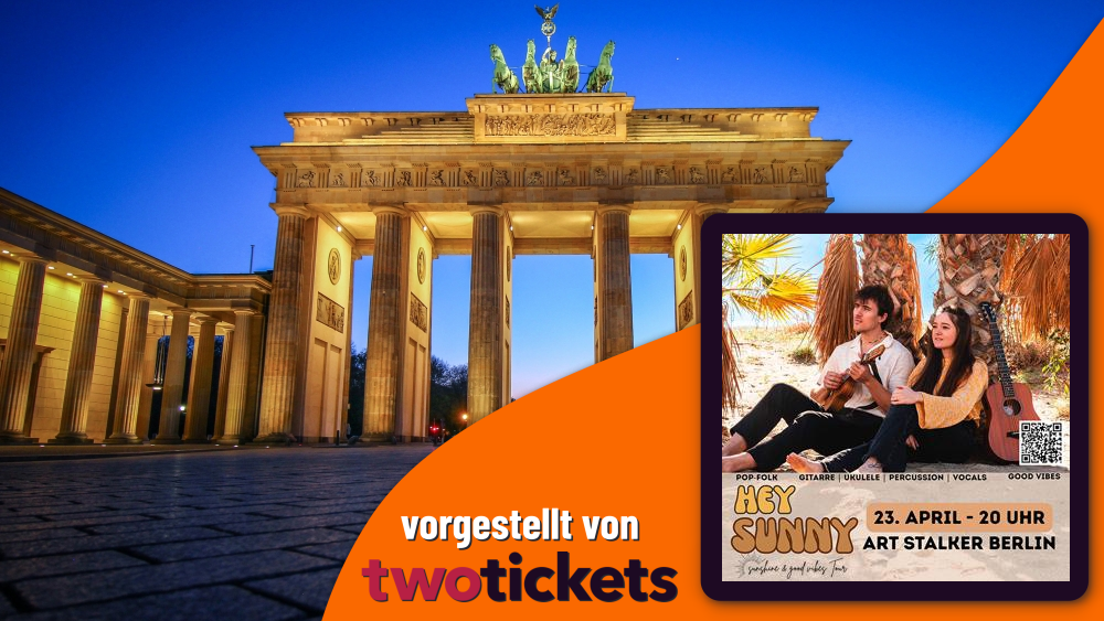 Besondere Musikevents in Berlin am 23.04.26: hey sunny – sunshine & good vibes Tour