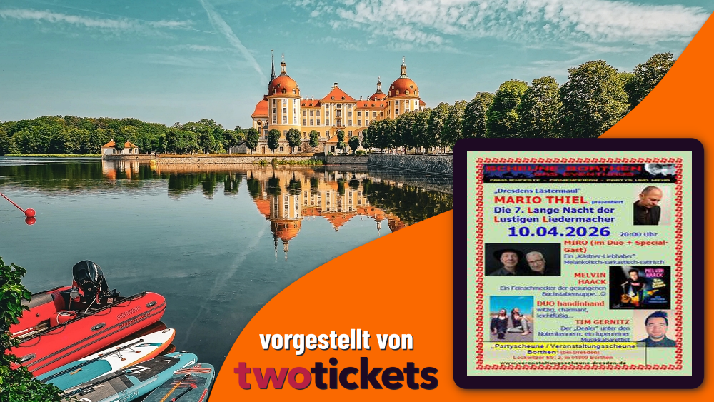 Comedy in Dohna am 10.04.26: Nacht der Lustigen Liedermacher