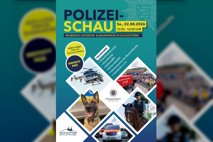 Polizeischau in Schlüchtern