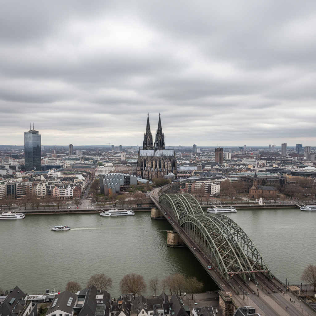 Wettervorhersage für Köln am 3. April 2026: Regen und Gewitter bei kühlen Temperaturen