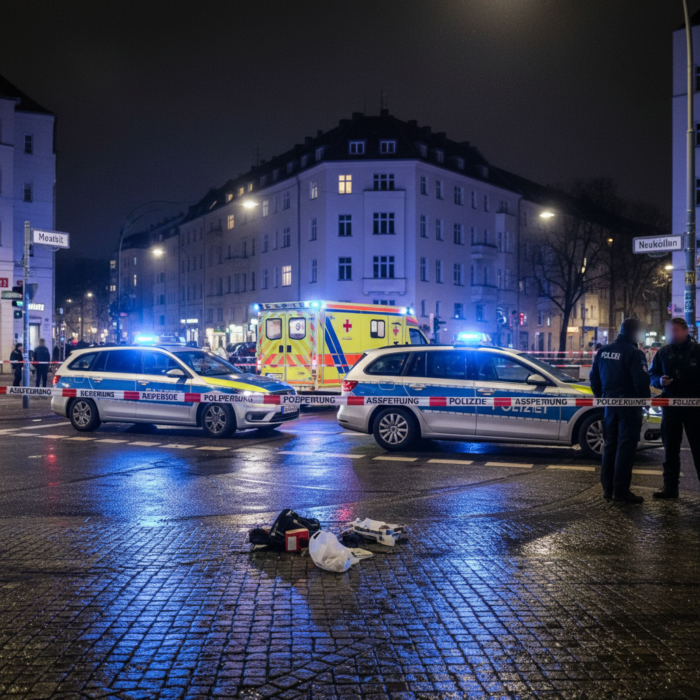 Messerangriffe in Berlin: Zwei Verletzte in Moabit und Neukölln