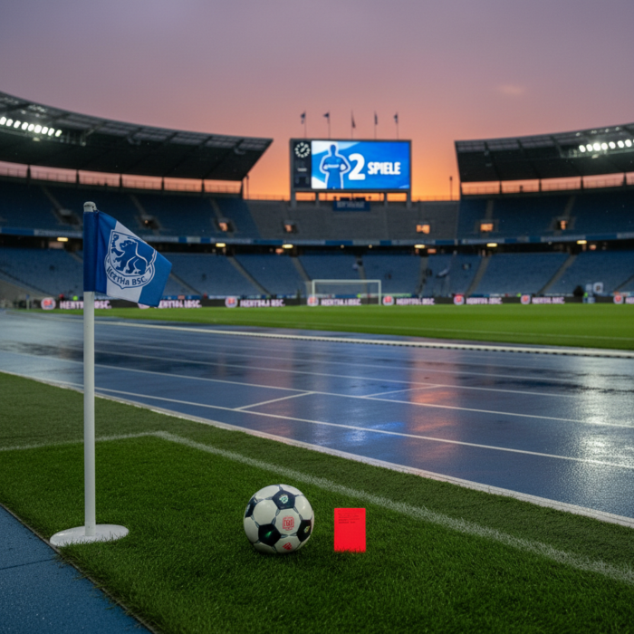 Eichhorns Platzverweis: Zwei Spiele Sperre für den Hertha-Jungstar nach Foulspiel