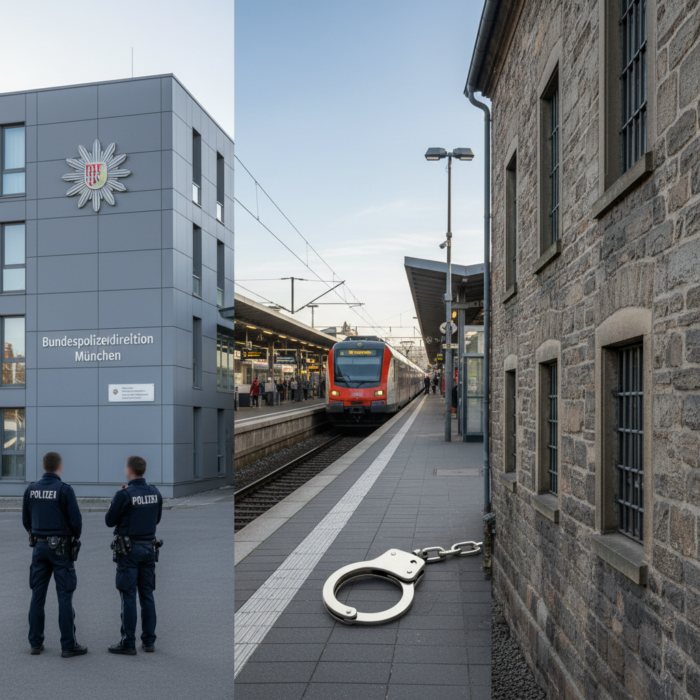 Bundespolizeidirektion München: Schwarzfahrt endet hinter Gittern