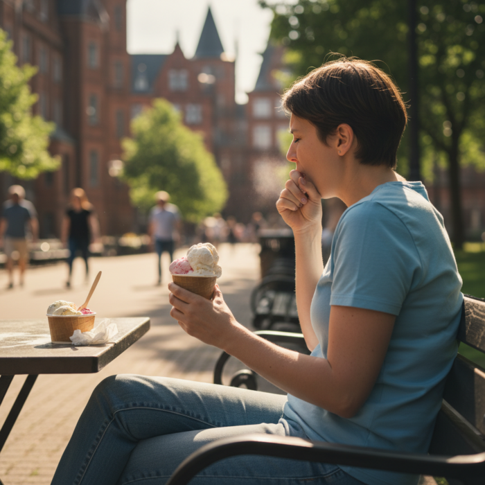 Husten beim Eisessen: Gründe und wie Sie es vermeiden