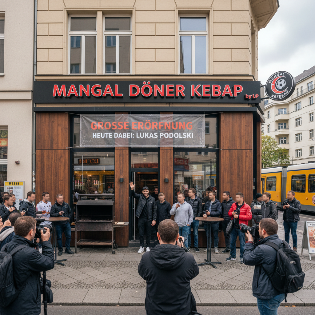 Lukas Podolski erweitert seine Döner-Kette mit neuer Filiale in Köln