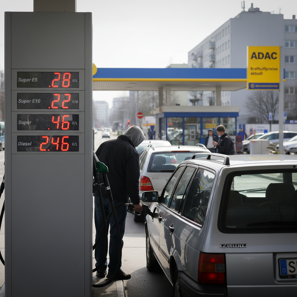 Spritpreise überschreiten erneut Tageswerte: Auswirkungen auf den Verkehr