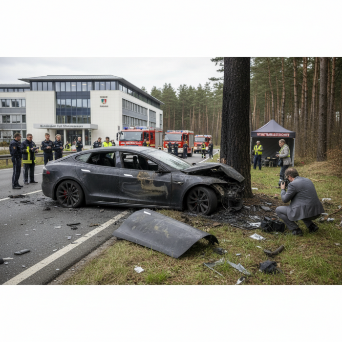 Bundesamt alarmiert: Tesla-Insassen verbrannt, weil Türen blockierten | Regional