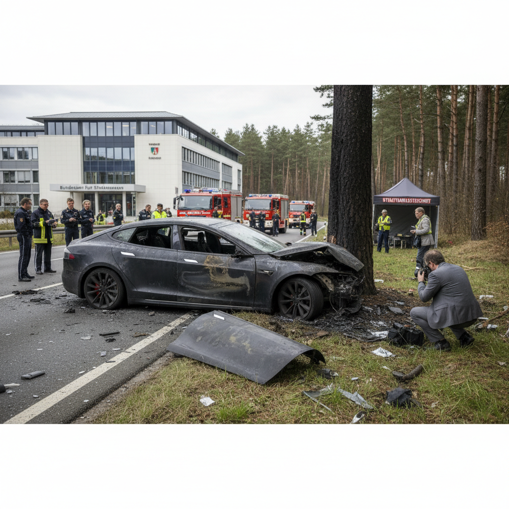 Notwendigkeit der Sicherheitstechnik: Blockierte Türen führen zu tragischem Tesla-Unglück