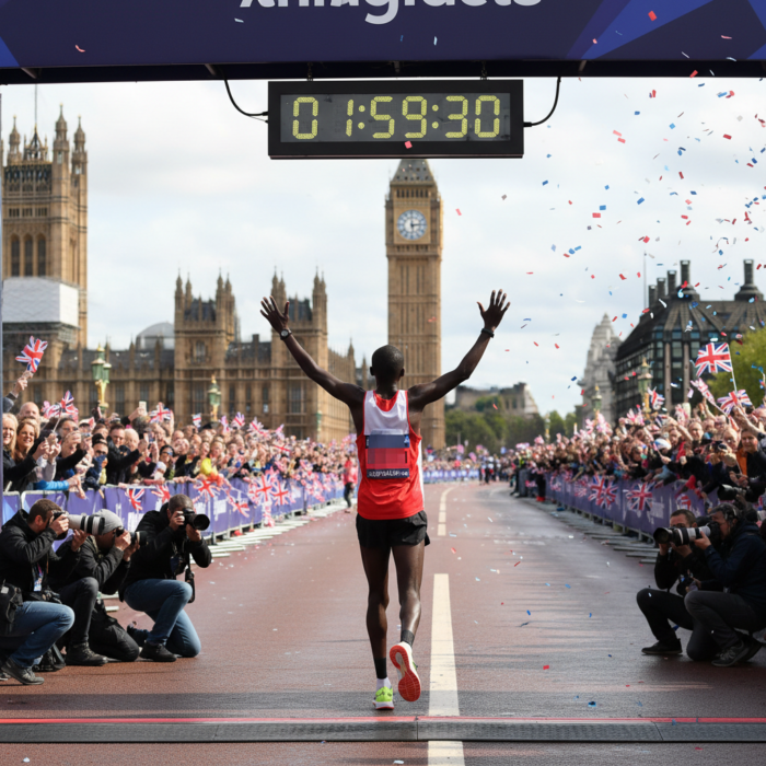 Historischer Rekord in London: Erster Mensch läuft Marathon unter zwei Stunden