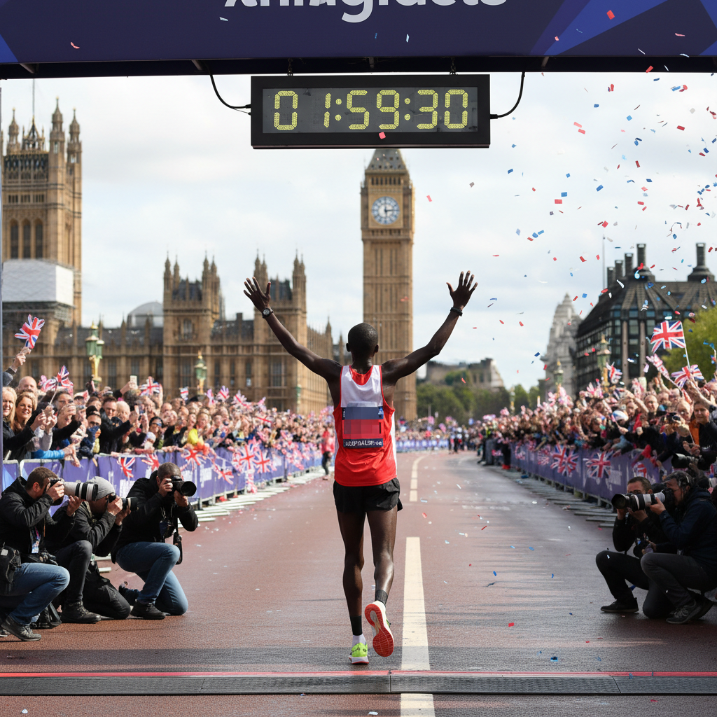 Historischer Rekord in London: Erster Mensch läuft Marathon unter zwei Stunden
