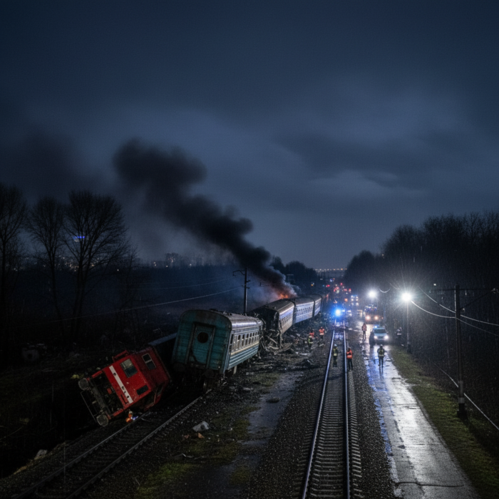 Bahn: Viele Verletzte bei Zugunglück in Russland