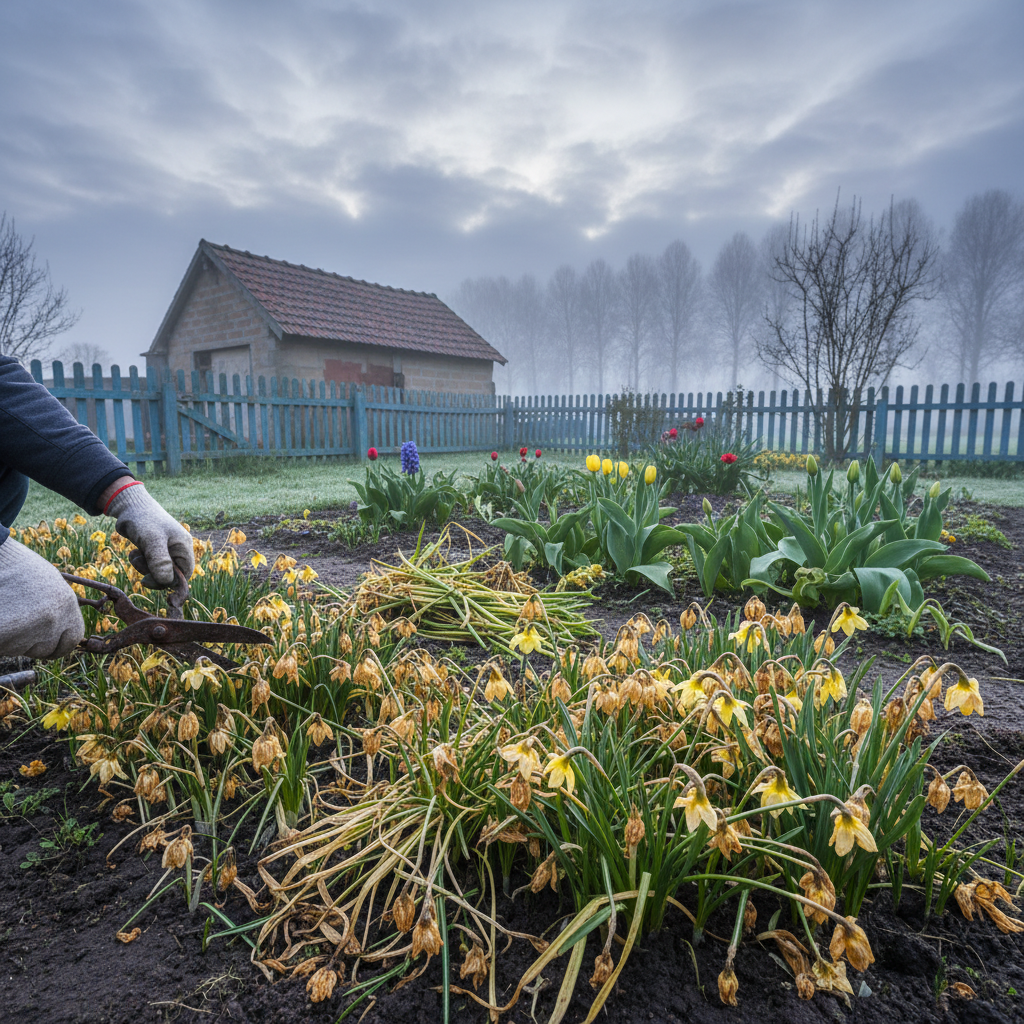 Verwelkte Frühblüher im Garten: Was wirklich beim Schneiden zu beachten ist