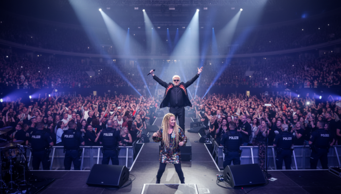 Heino-Konzert fand unter Polizeischutz statt: Melanie Müller im Publikum