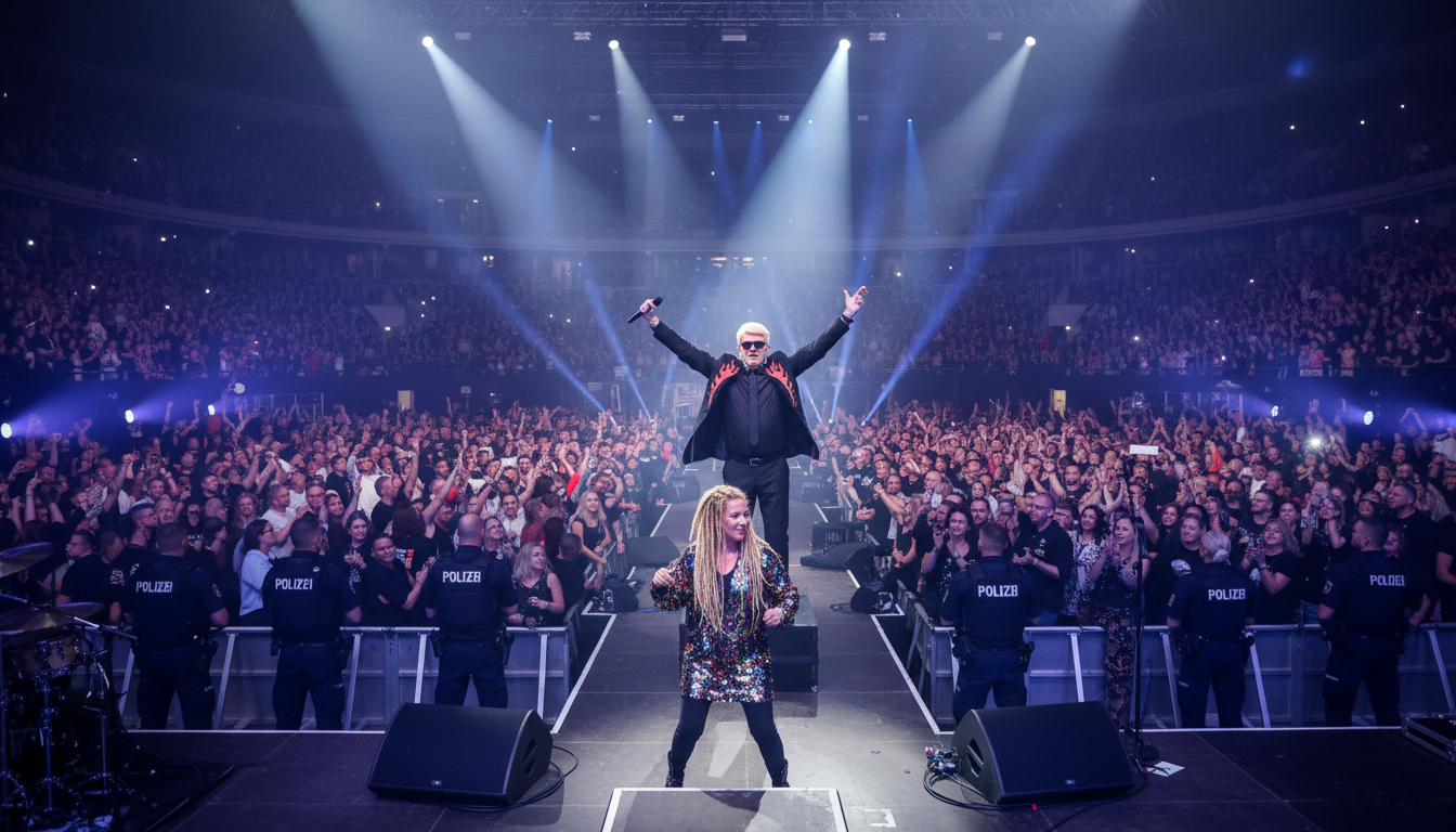 Heino-Konzert in Bad Belzig: Sicherheitsmaßnahmen sorgen für besonderen Rahmen mit Melanie Müller im Publikum.