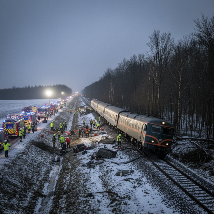 Dänemark: Mehrere Menschen nach Zugunglück in Lebensgefahr